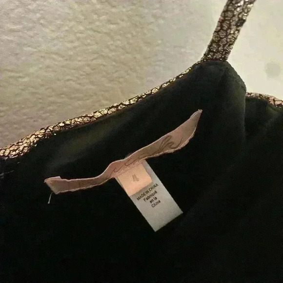 Hutch Gold High Low Dress - Picture 5 of 6